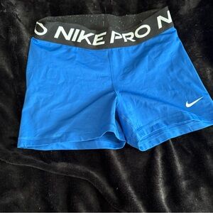Nike Pro Royal Blue Training Shorts size medium